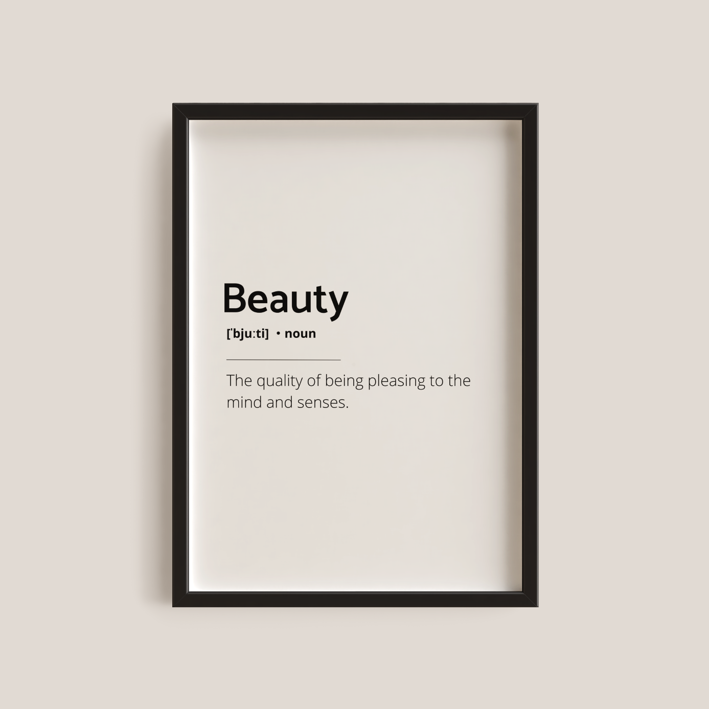 "Beauty "